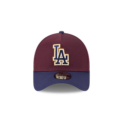 NEC-H70 (New era 940 A frame festive 2tone los angeles dodgers snapback maroon/grey UV osfm) 112592450
