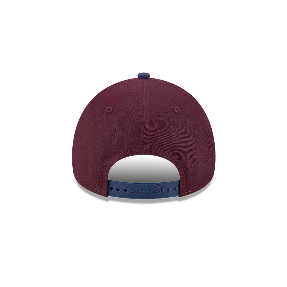NEC-H70 (New era 940 A frame festive 2tone los angeles dodgers snapback maroon/grey UV osfm) 112592450