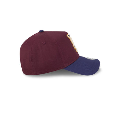 NEC-H70 (New era 940 A frame festive 2tone los angeles dodgers snapback maroon/grey UV osfm) 112592450