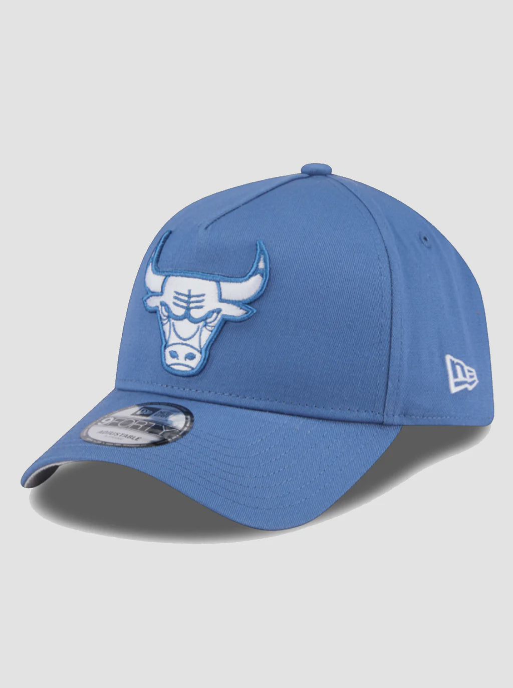 NEC-P68 (New era 940 A frame lifestyle league icons chicago bulls snapback in indigo blue osfm) 102592450