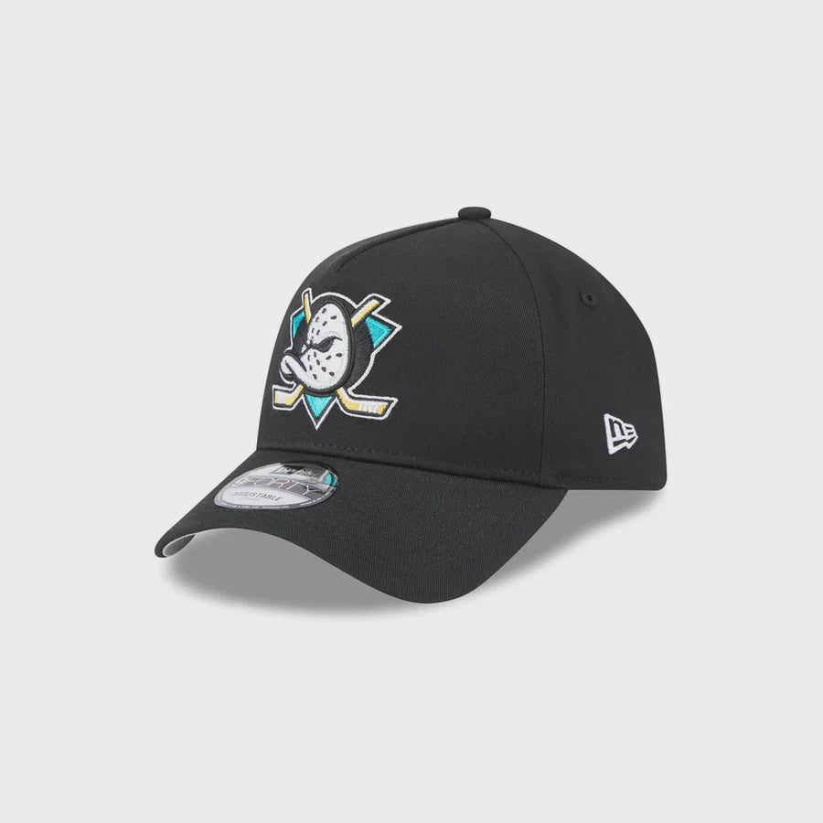NEC-Q69 (New era 940 A frame retro ducks anaheim ducks snapback black/grey UV osfm) 112592450
