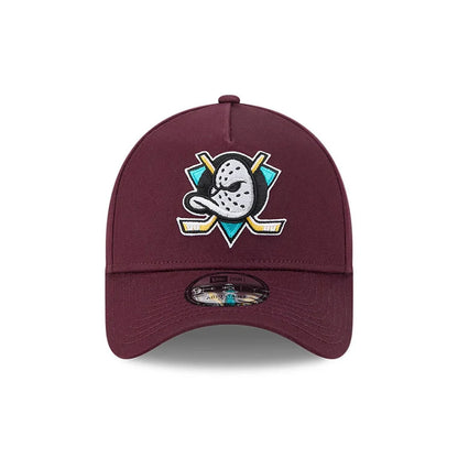 NEC-R69 (New era 940 A frame retro ducks anaheim ducks snapback maroon/grey UV osfm) 112592450