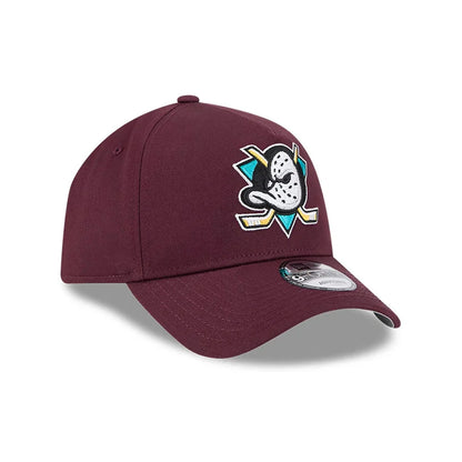 NEC-R69 (New era 940 A frame retro ducks anaheim ducks snapback maroon/grey UV osfm) 112592450