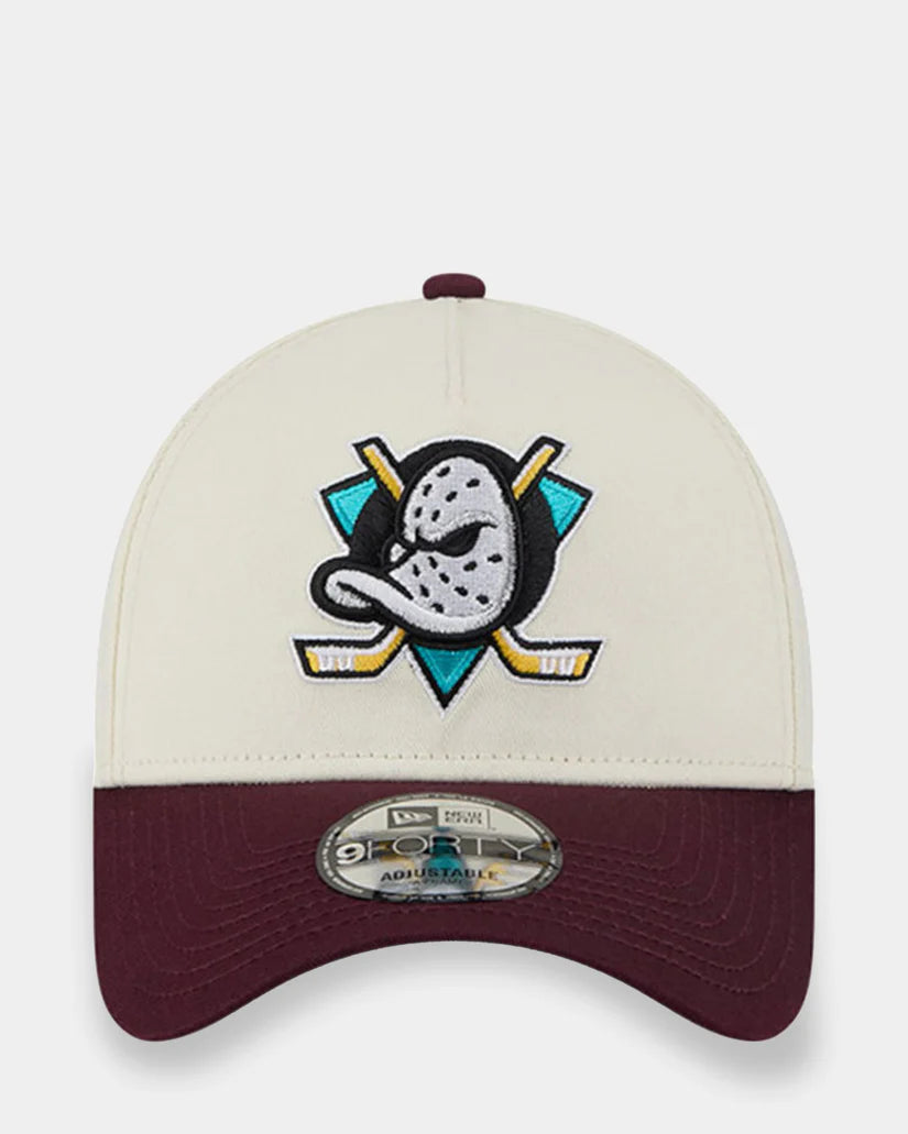 NEC-S69 (New era 940 A frame retro ducks anaheim ducks snapback chrome white/grey UV osfm) 112592450