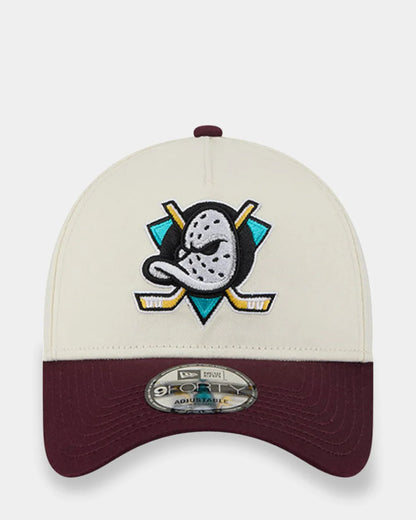 NEC-S69 (New era 940 A frame retro ducks anaheim ducks snapback chrome white/grey UV osfm) 112592450