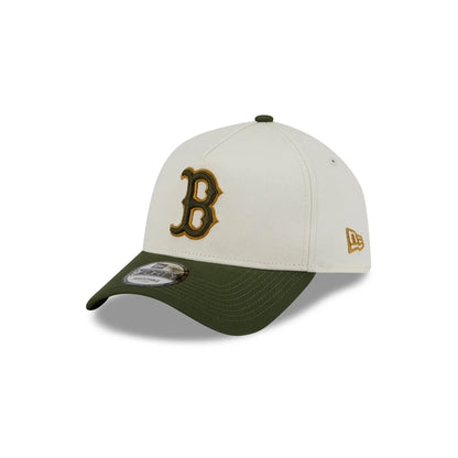 NEC-O72 (New era 940 A frame metallic boston redsox chrome snapback osfm) 32692670