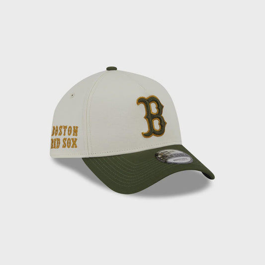 NEC-O72 (New era 940 A frame metallic boston redsox chrome snapback osfm) 32692670