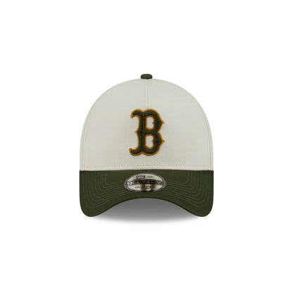 NEC-O72 (New era 940 A frame metallic boston redsox chrome snapback osfm) 32692670