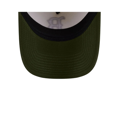 NEC-O72 (New era 940 A frame metallic boston redsox chrome snapback osfm) 32692670