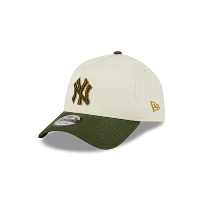 NEC-Q72 (New era 940 A frame metallic new york yankees chrome snapback osfm) 32692670