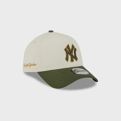 NEC-Q72 (New era 940 A frame metallic new york yankees chrome snapback osfm) 32692670