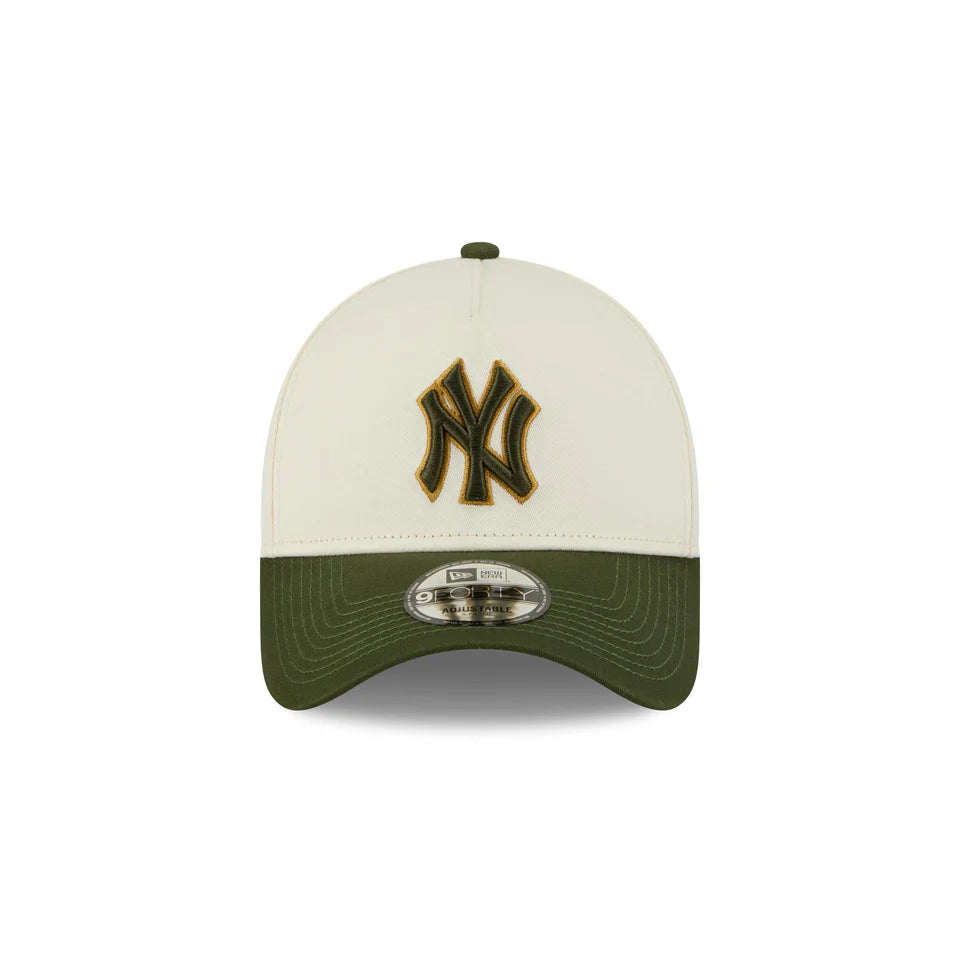 NEC-Q72 (New era 940 A frame metallic new york yankees chrome snapback osfm) 32692670