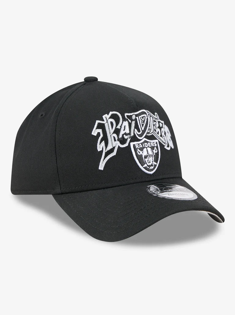 NEC-G73 (New era 940 A frame lifestyle trend pop multi letter las vegas raiders snapback black/grey UV osfm) 42692890