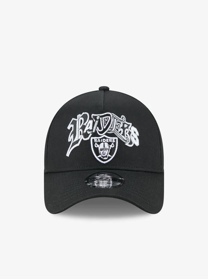 NEC-G73 (New era 940 A frame lifestyle trend pop multi letter las vegas raiders snapback black/grey UV osfm) 42692890