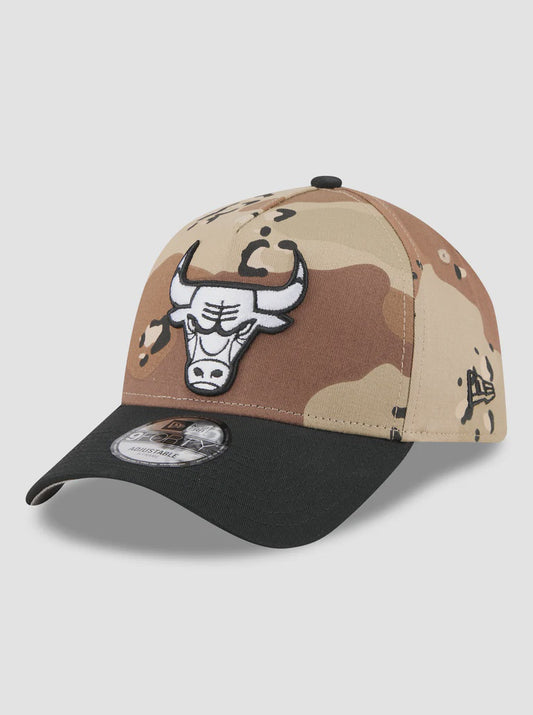 NEC-E74 (New era 940 A frame desert washed 2 tone chicago bulls desert camo/black snapback grey UV osfm) 62692890