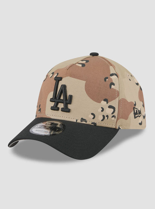 NEC-F74 (New era 940 A frame desert washed 2 tone los angeles dodgers desert camo/black snapback grey UV osfm) 62692890