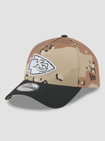 NEC-G74 (New era 940 A frame desert washed 2 tone kansas city chiefs desert camo/black snapback grey UV osfm) 62692890