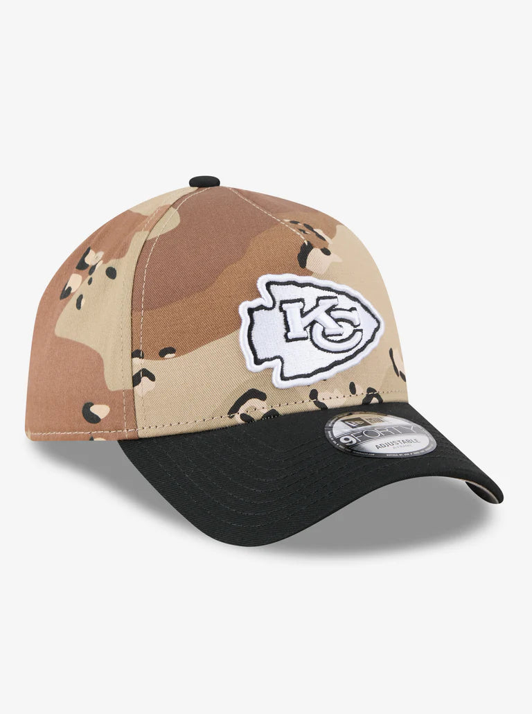 NEC-G74 (New era 940 A frame desert washed 2 tone kansas city chiefs desert camo/black snapback grey UV osfm) 62692890