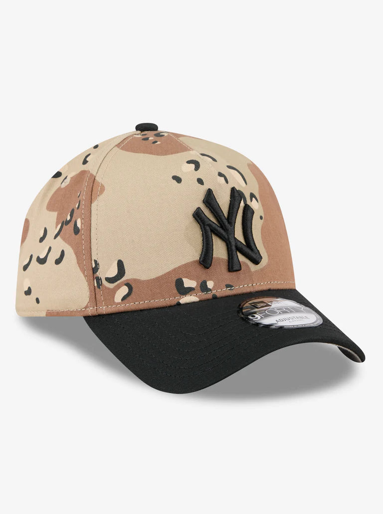 NEC-H74 (New era 940 A frame desert washed 2 tone new york yankees desert camo/black snapback grey UV osfm) 62692890