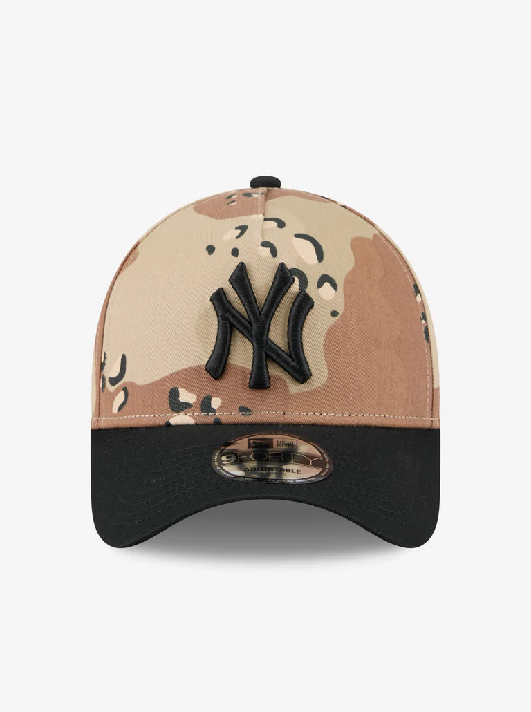 NEC-H74 (New era 940 A frame desert washed 2 tone new york yankees desert camo/black snapback grey UV osfm) 62692890