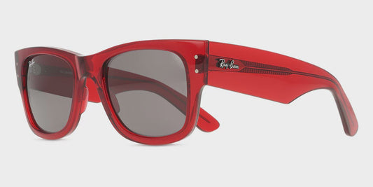 RB-B (Ray-ban mega wayfarer transparent red frame/dark grey lenses) 925912863