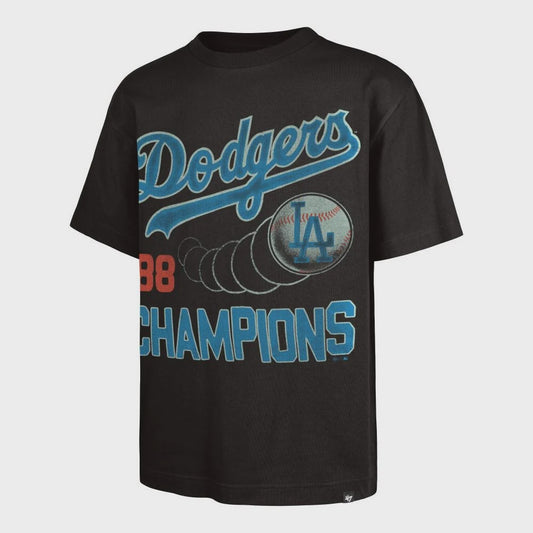 B47-Y (Brand 47 los angeles dodgers bcptn world series carbonite sigma foundation tee) 42593260