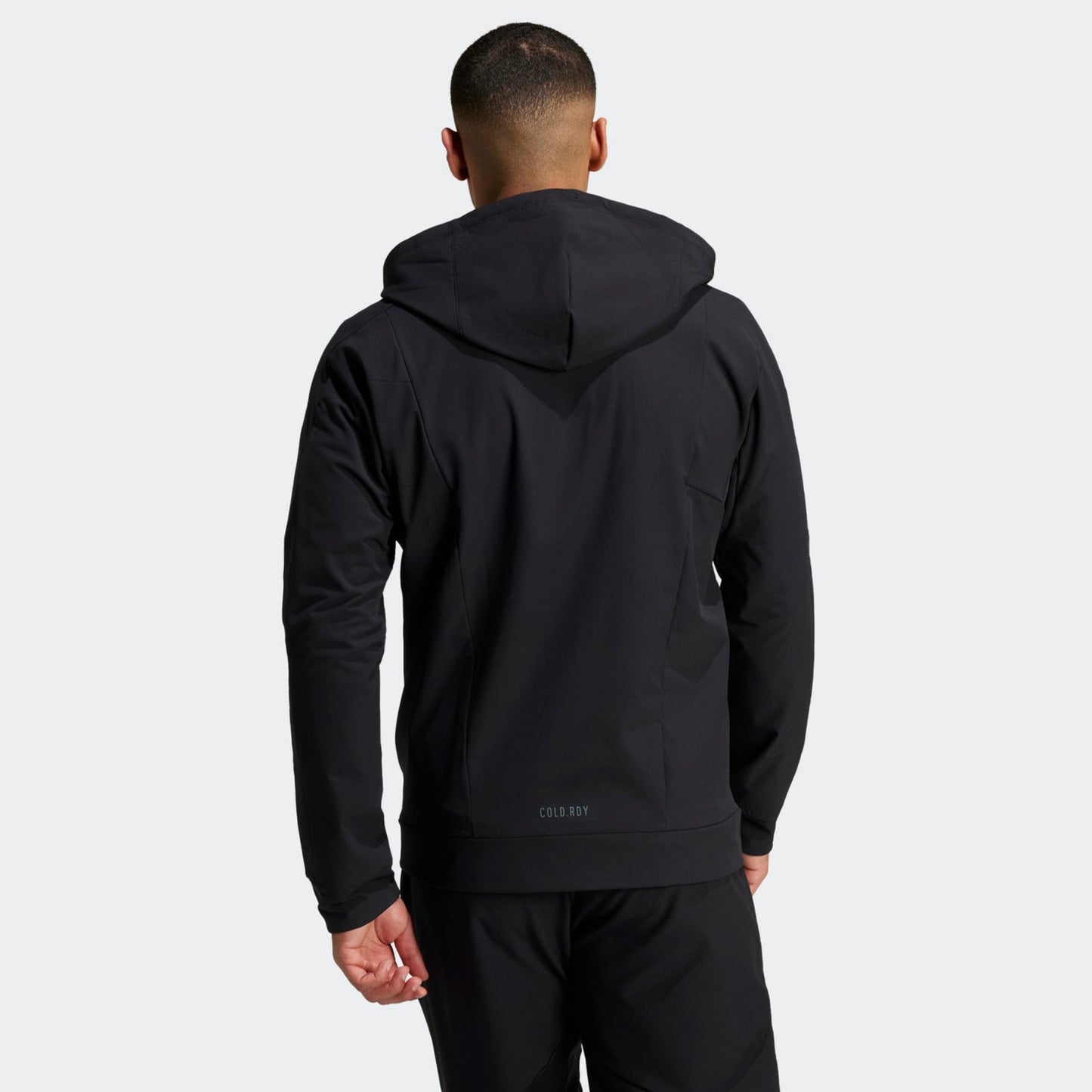 AA-D25 (Adidas designed for training cold.rdy full zip hoodie black) 82499720