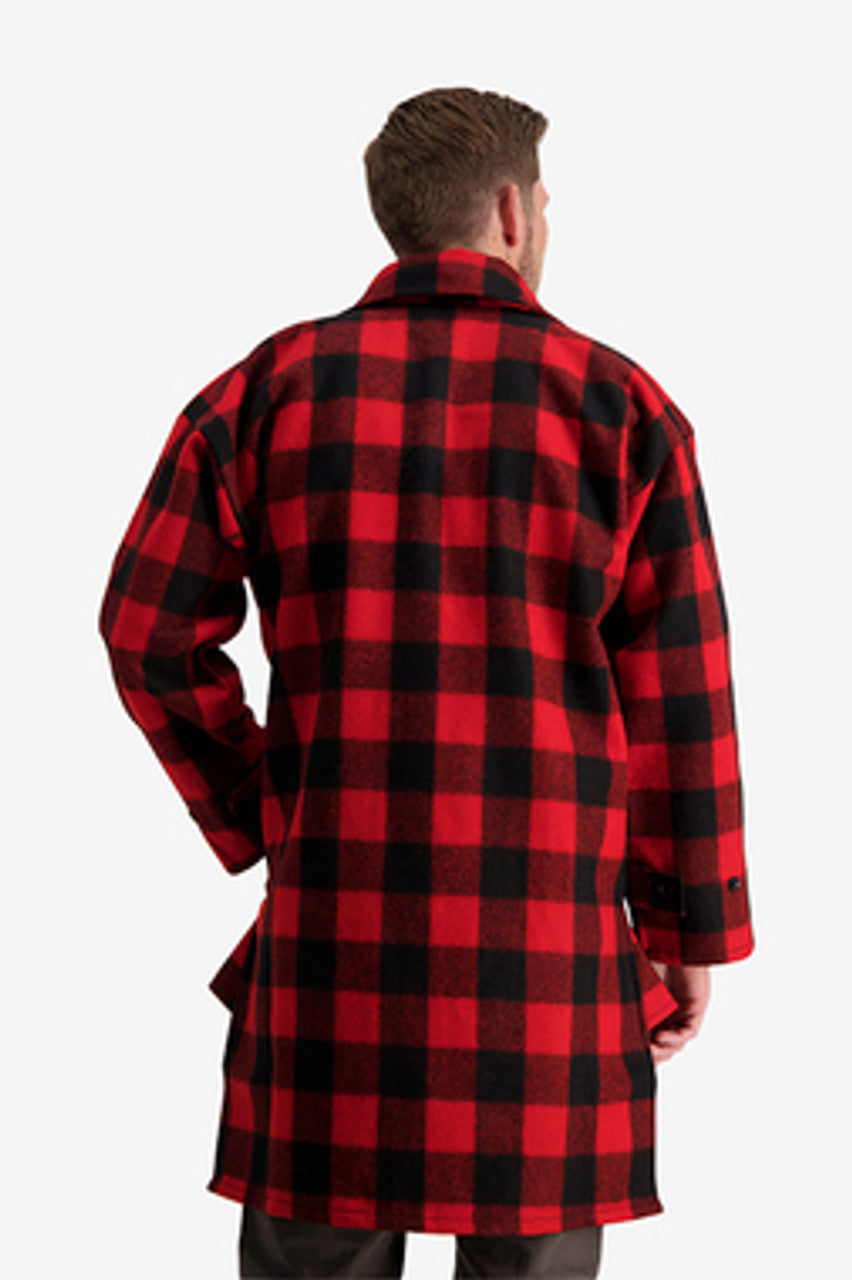 SNA-I (Swanndri check mosgiel wool bushshirt with zip front red/black) 823918095 SWANNDRI