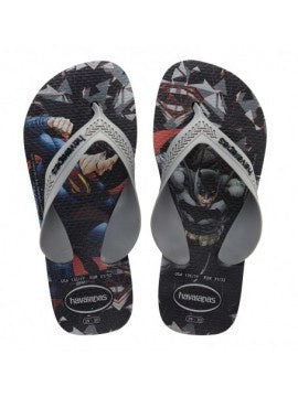 HA-KA3 (HAVAIANAS KIDS MAX HEROES - 0090 BLK/GREY - BATMAN/SUPERMAN) 000691400