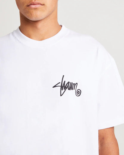 SSA-K (S/Double s shawn script short sleeve heavy weight tee white) 122593043