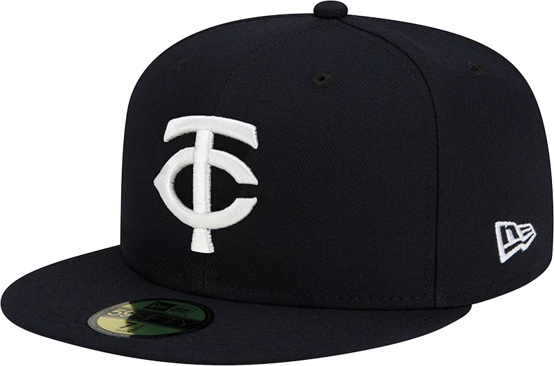 NEC-M74 (New era 5950 minnesota twins fitted hat black/white) 82693750