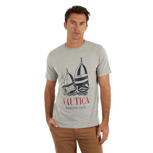 NTA-H8 (Nautica denton t-shirt big & tall tee grey marl) 92393913