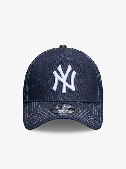 NEC-S73 (New era 940 A frame new york yankees denim contrast snapback denim/white - denim UV osfm) 52692670