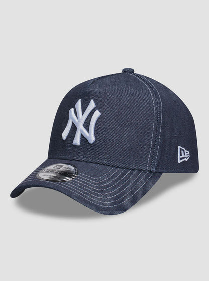NEC-S73 (New era 940 A frame new york yankees denim contrast snapback denim/white - denim UV osfm) 52692670