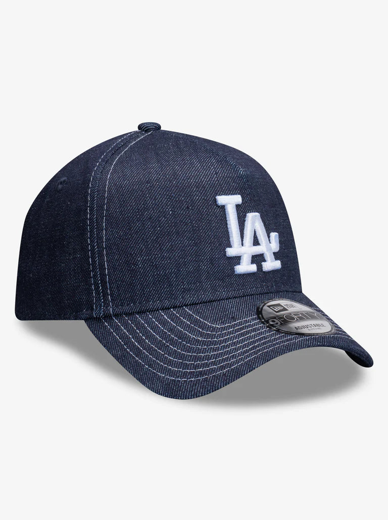 NEC-T73 (New era 940 A frame los angeles dodgers denim contrast snapback denim/white - denim UV osfm) 52692670