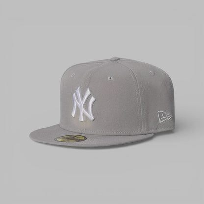 NEC-M71 (New era 5950 seasonal new york yankees gray fitted hat) 12693970