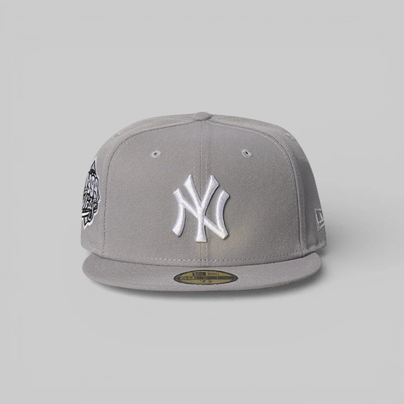 NEC-M71 (New era 5950 seasonal new york yankees gray fitted hat) 12693970