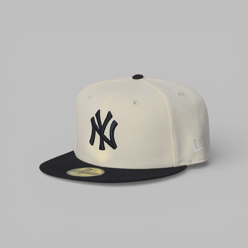 NEC-A71 (New era new york yankees fitted hat chrome/navy) 12693970