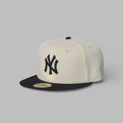 NEC-A71 (New era new york yankees fitted hat chrome/navy) 12693970