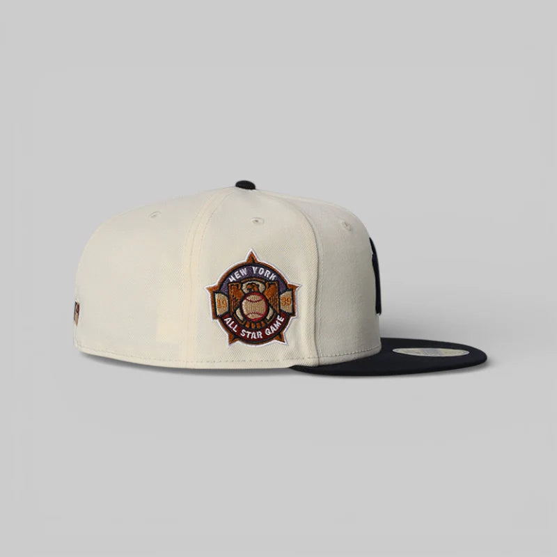NEC-A71 (New era new york yankees fitted hat chrome/navy) 12693970