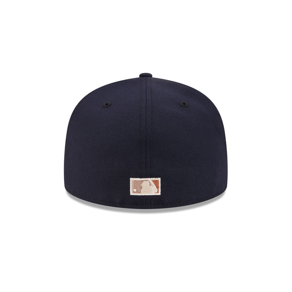 NEC-H71 (New era 5950 seasonal san francisco giants navy/stone fitted hat) 12693970