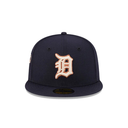 NEC-I71 (New era 5950 seasonal detroit tigers navy/stone fitted hat) 12693970