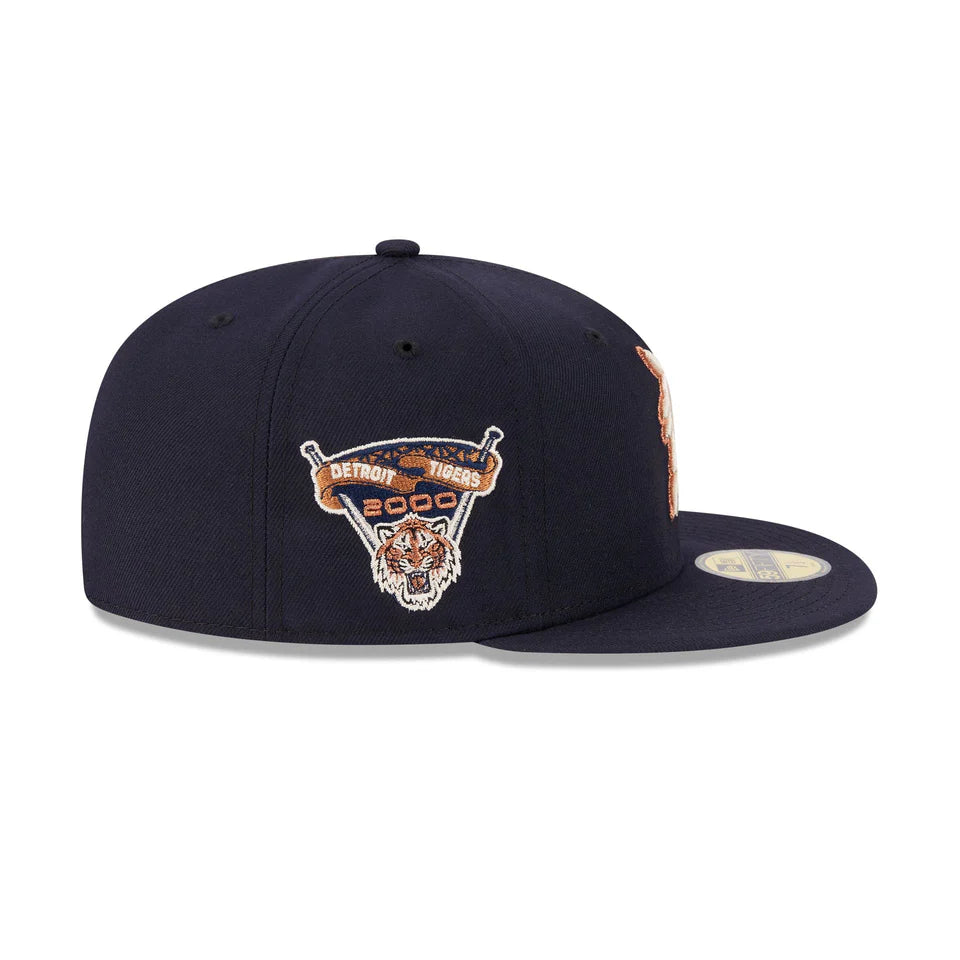 NEC-I71 (New era 5950 seasonal detroit tigers navy/stone fitted hat) 12693970