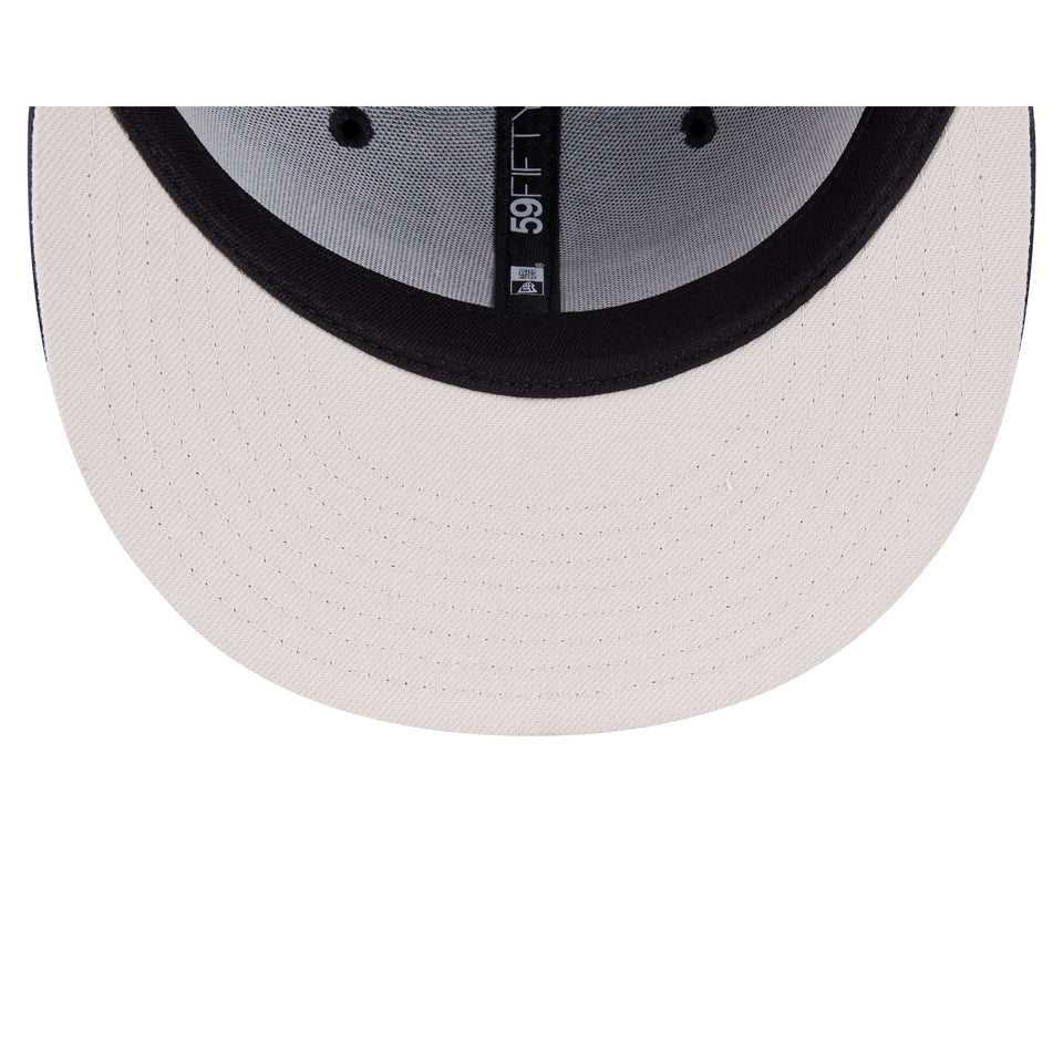 NEC-J71 (New era 5950 seasonal houston astros navy/stone fitted hat) 12693970