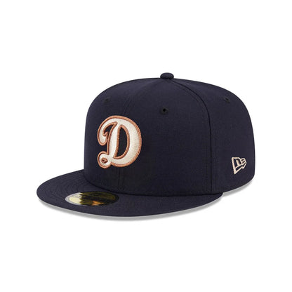NEC-L71 (New era 5950 seasonal los angeles dodgers navy/stone fitted hat) 12693970