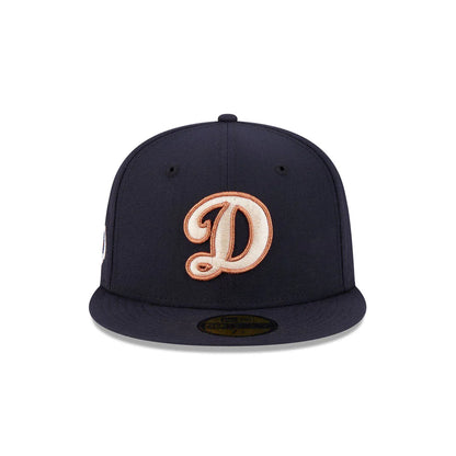 NEC-L71 (New era 5950 seasonal los angeles dodgers navy/stone fitted hat) 12693970