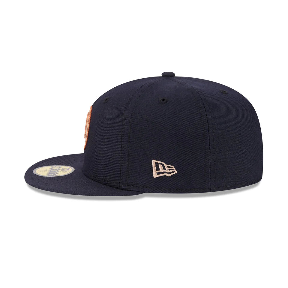 NEC-L71 (New era 5950 seasonal los angeles dodgers navy/stone fitted hat) 12693970