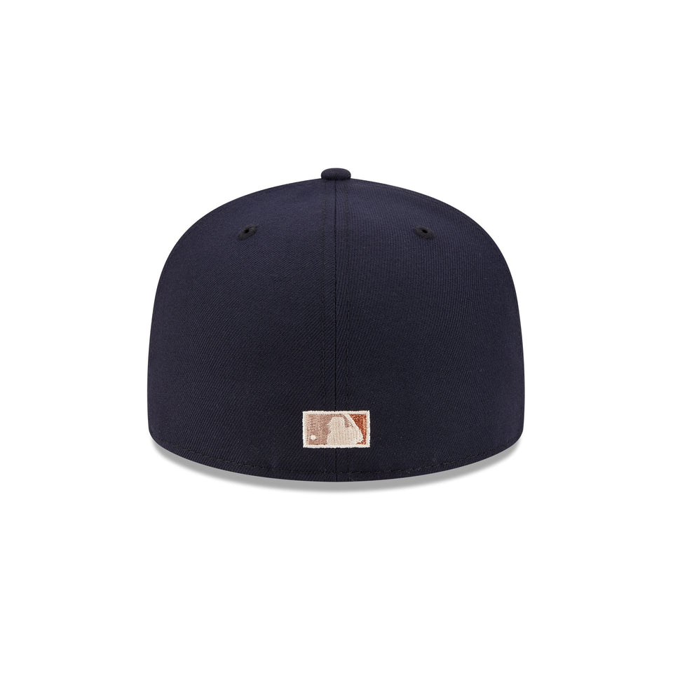 NEC-L71 (New era 5950 seasonal los angeles dodgers navy/stone fitted hat) 12693970