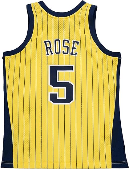 MNA-Z49 (Mitchell and ness nba swingman jersey indiana pacers jalen rose 99-00 road yellow) 12698260