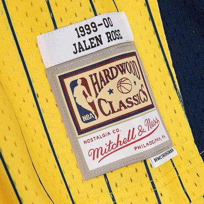 MNA-Z49 (Mitchell and ness nba swingman jersey indiana pacers jalen rose 99-00 road yellow) 12698260
